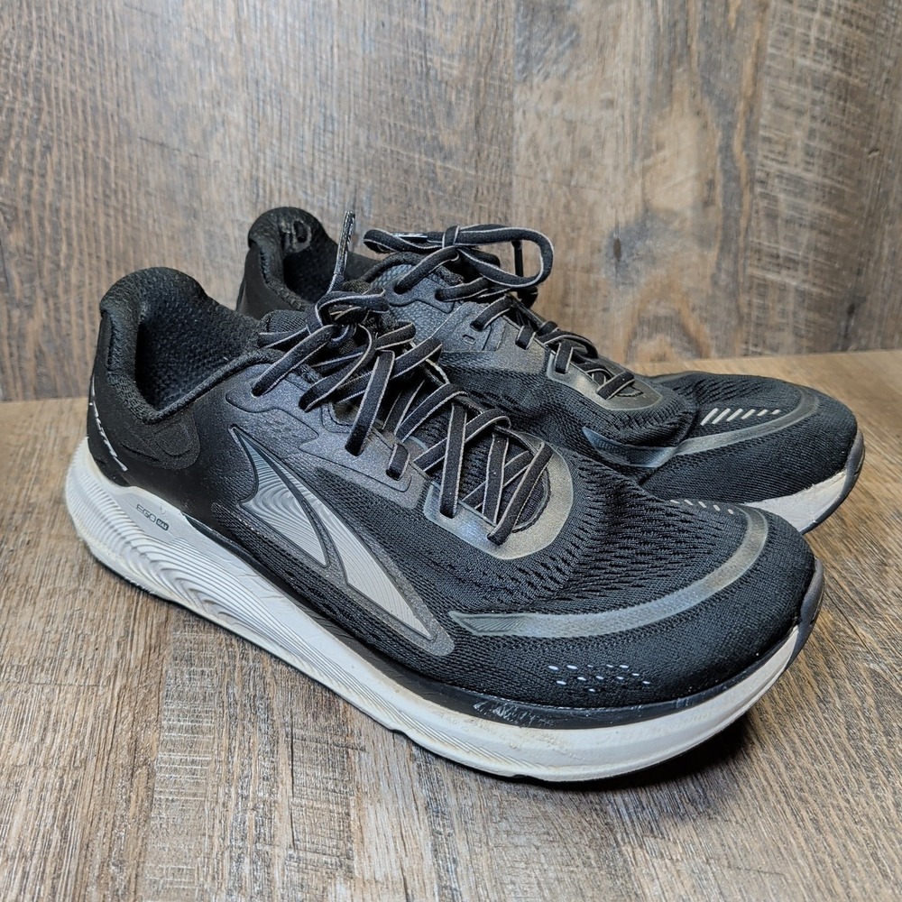 ALTRA Paradigm 6 Men's Running Shoes Black and White Size 46 US 11.5 ALOA5471000